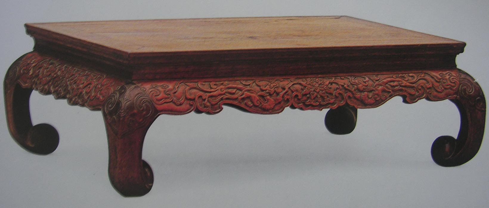 OEEA Chinese Rosewood Narrow Kang Table