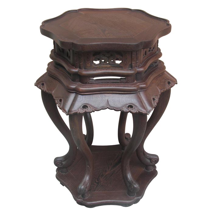 OEEA Rosewood Ming flower stand