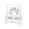 Chinesisch furniture,antique screen
